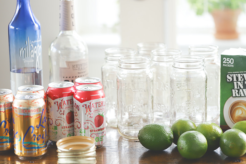 Mragarita ingredients.
