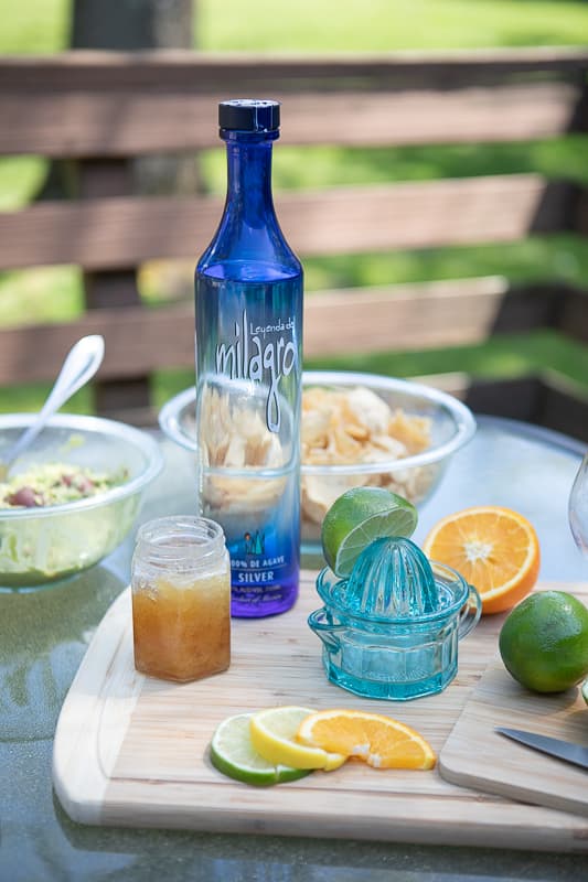 Milagro tequila.