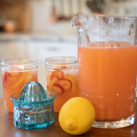 Strawberry Vodka Lemonade Pitcher