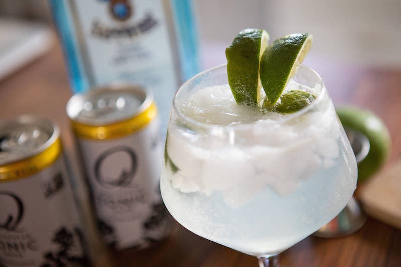 Finished Gin and Tonic