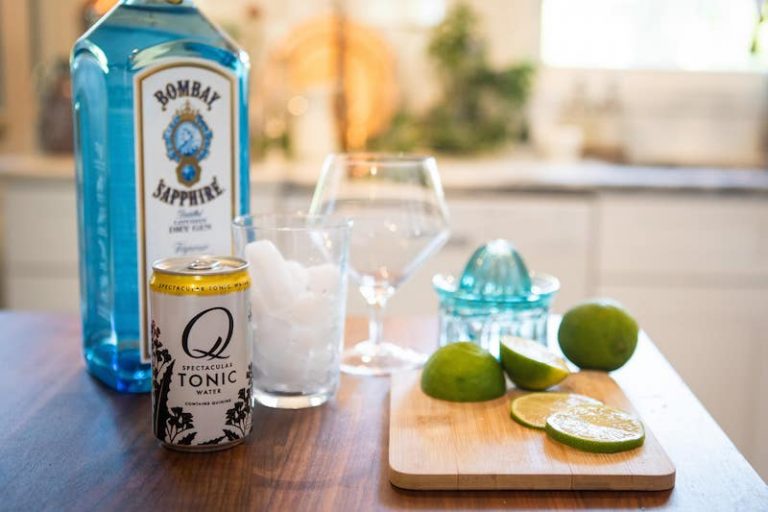 Gin and Tonic... with ALLLLL the Limes Spilling Tequila