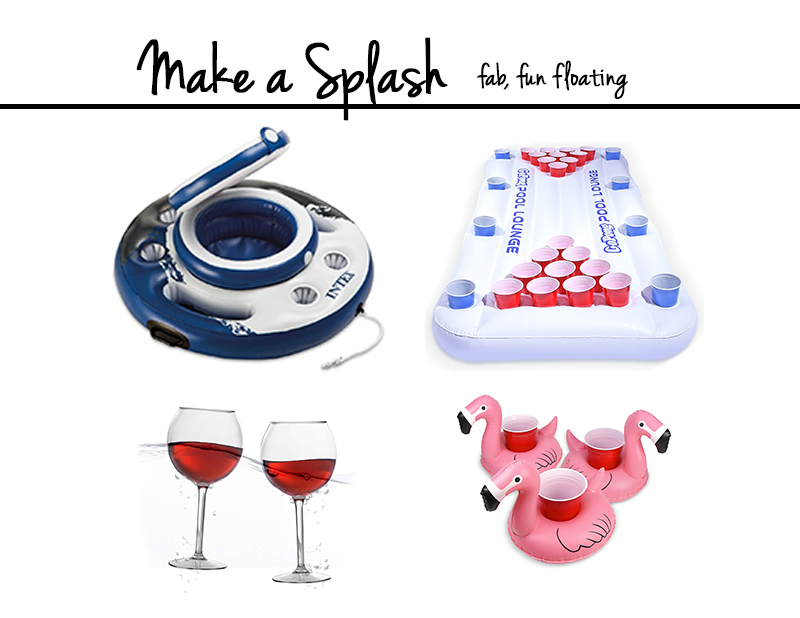 Pool drinking accessories