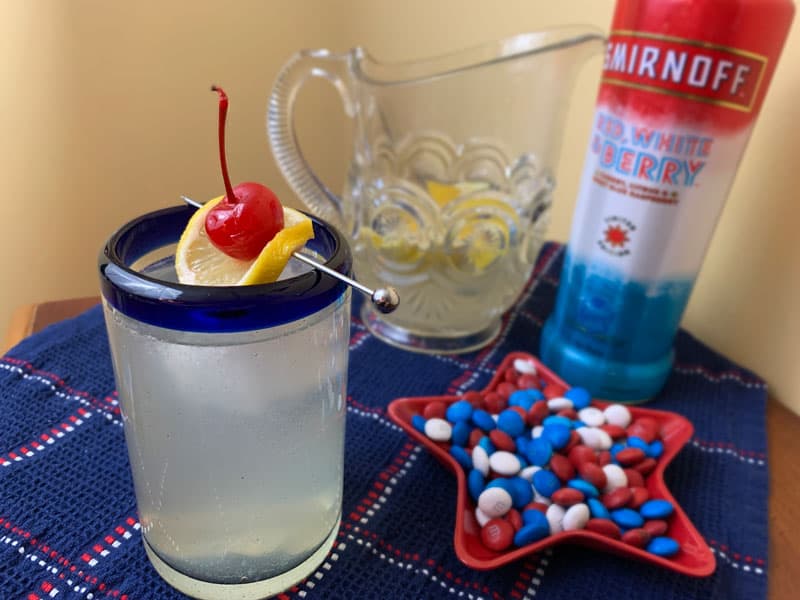 red white and berry vodka lemonade