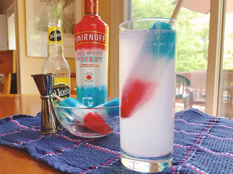 Hard Lemonade with Bomb Pop