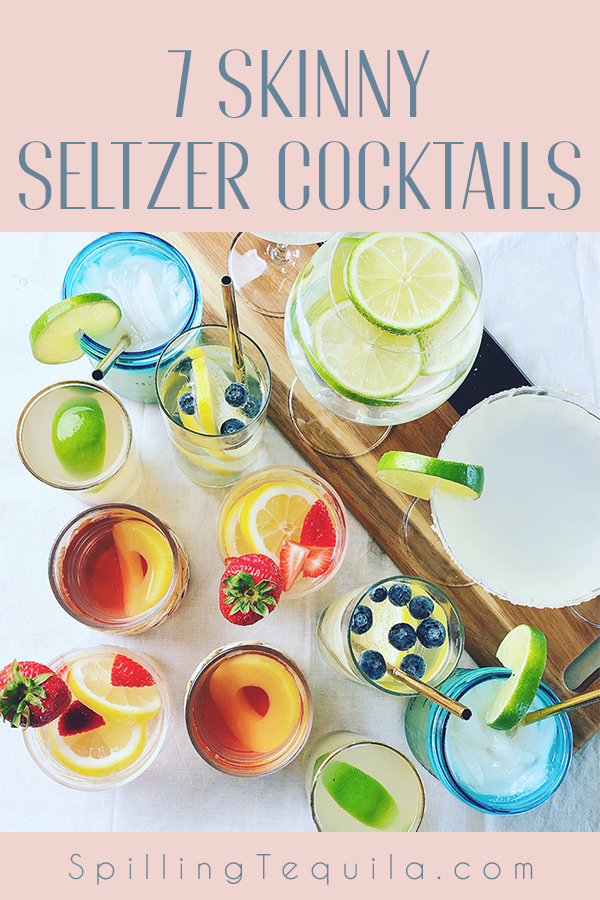 7 skinny seltzer cocktails