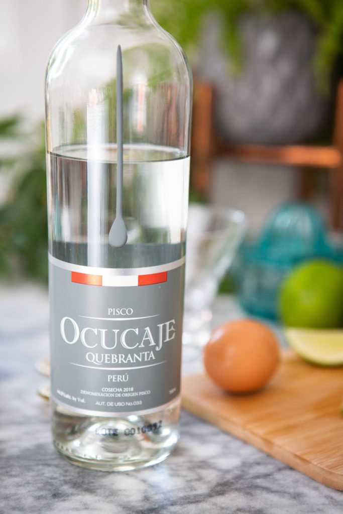 Bottle of Pisco