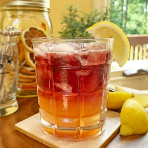 New York Sour cocktail