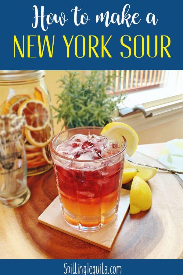 New York Sour recipe Pinterest
