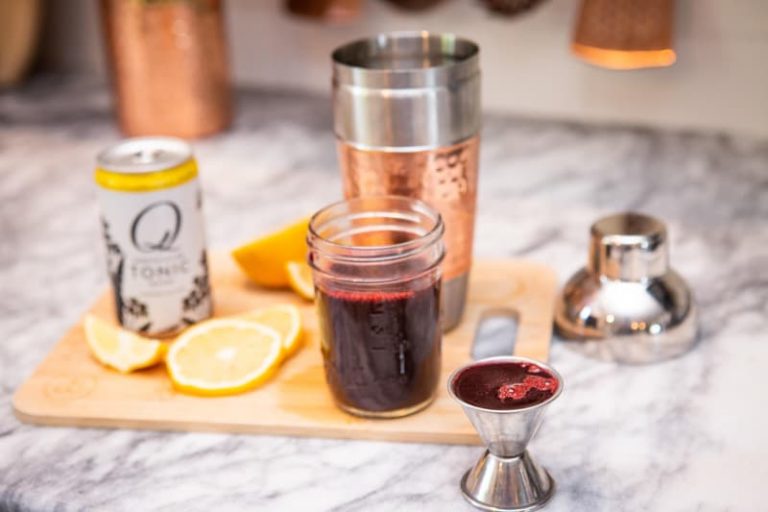 Beet Juice Cocktail Recipes with Ginger Syrup Spilling Tequila