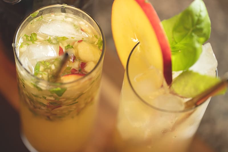 apple basil mojito