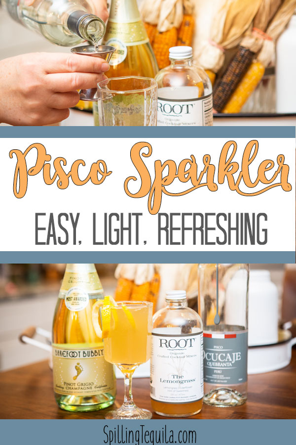 Pisco Lemon Sparkler