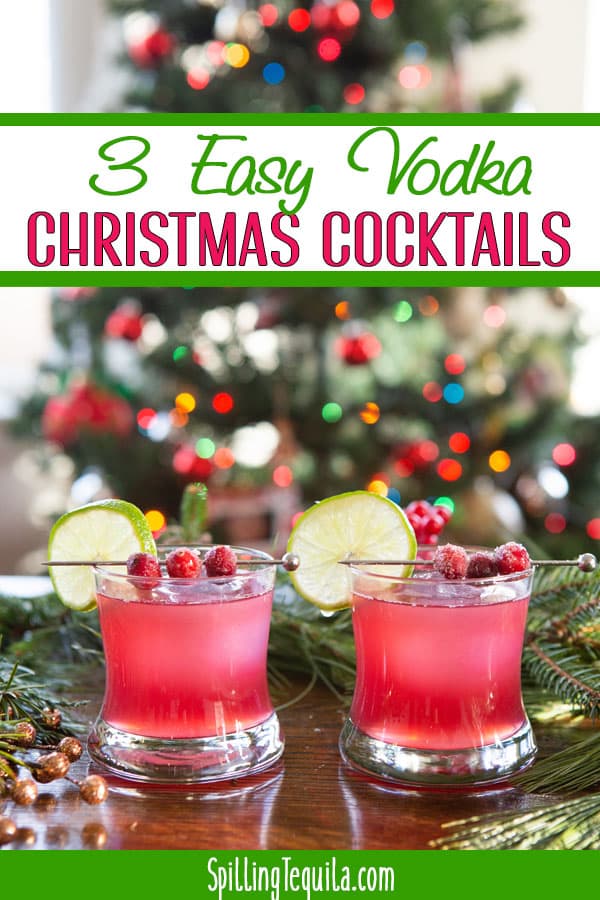 3 Easy Vodka Christmas Cocktails