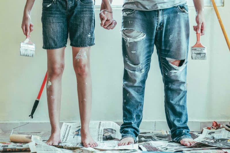 DIY couple